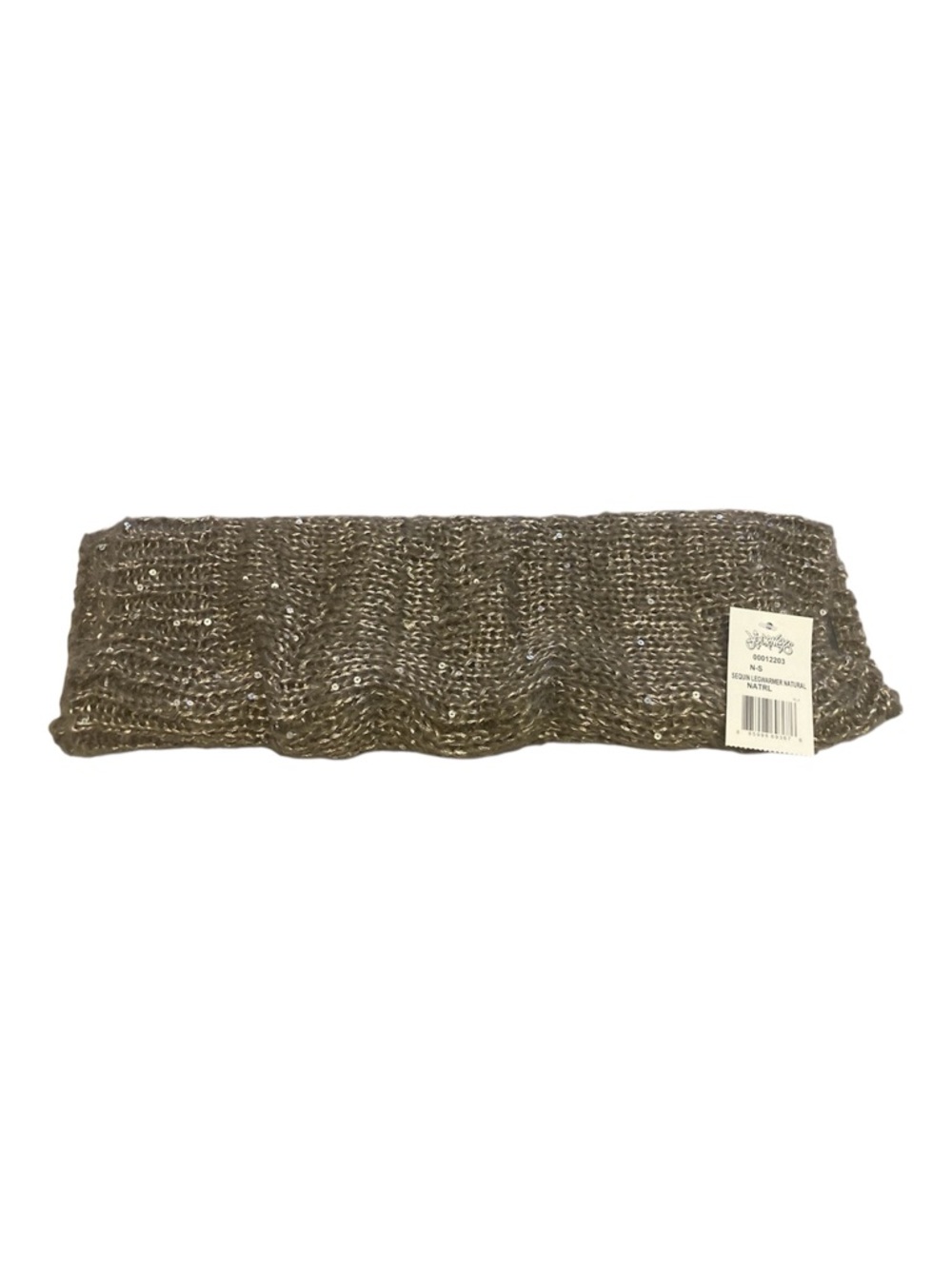NWT Journeys Gray Sequined Boot Cuffs/Leg Warmers for Boots